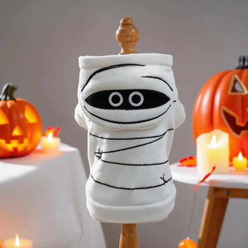 Disfraz de Momia para Mascotas con capucha