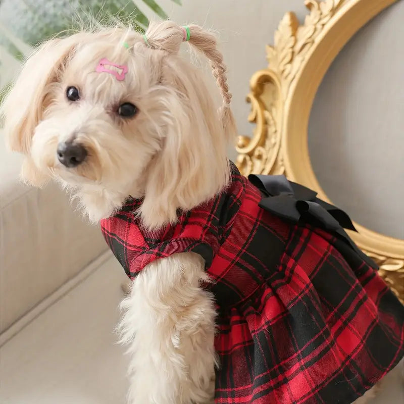 VESTIDO ESTILO ESCOCES