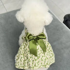 VESTIDO VERDE FLORAL